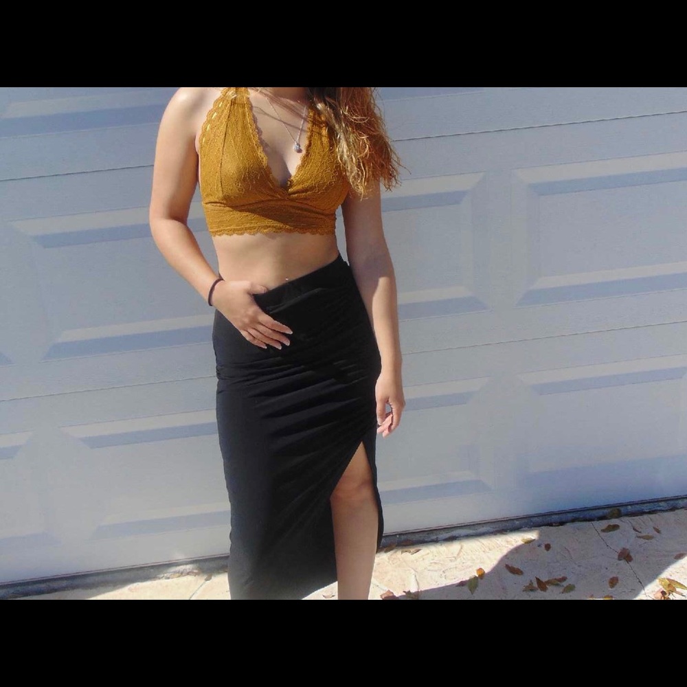 Dusty mustard bralette